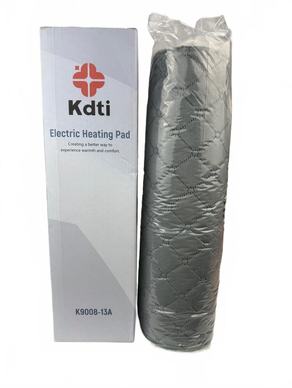 Kdti K9008-13A Electric Heating Pad Grey Ultrasoft Moist Heat 24 x 3 NIB